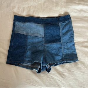 free people groovy denim shorts